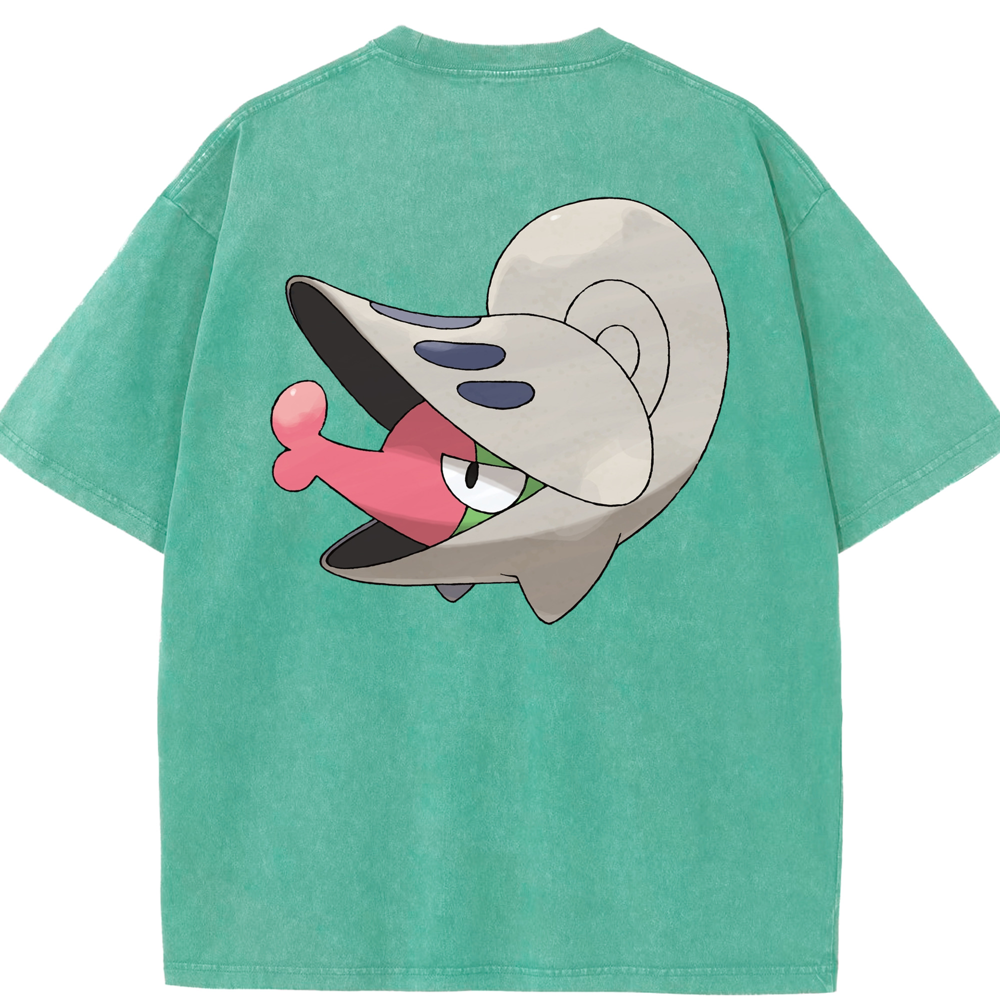 （画像用） ポケットモンスター Pokémon 綿100% ヴィンテージ風 半袖Tシャツ（背面プリント）
